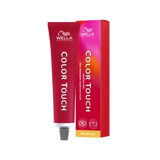 [M.18054] Wella Professional COLOR TOUCH Rich Naturals 4/19 mittelbraun asch-cendré 60ml