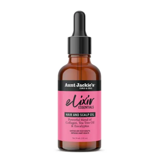 [M.18068] Aunt Jackie's Elixir Collagen, Tea Tree Oil & Eucalyptus 2oz
