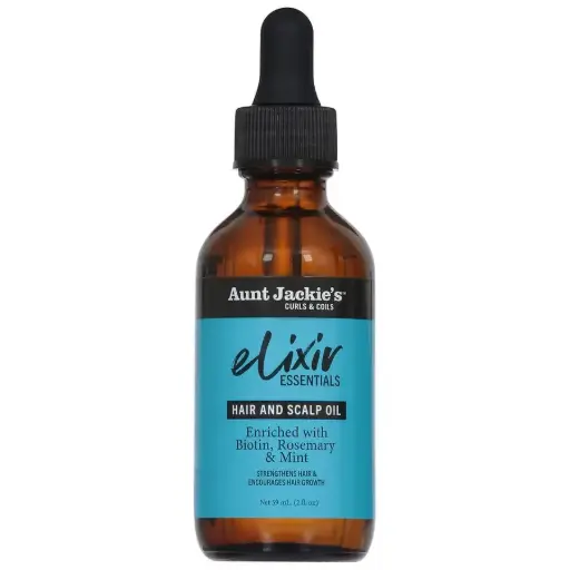 [M.18069] Aunt Jackie's Elixir Biotin , Rosemary & Mint 2oz