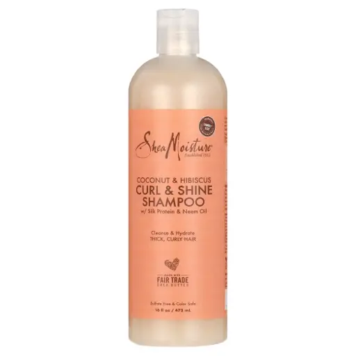 [M.18083] Shea Moisture Coconut & Hibiscus Curl & Shine Shampoo 16oz