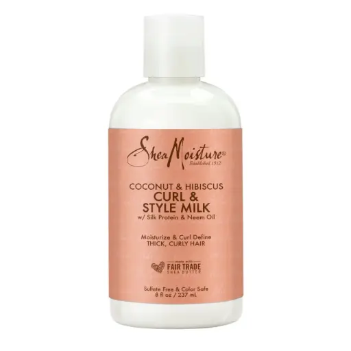 [M.18084] Shea Moisture Coconut & Hibiscus Curl & Style Milk 8oz
