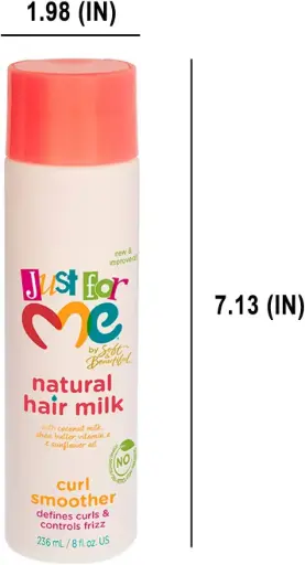 [M.18094] Just For Me Hair Milk Curl Smoother 8oz