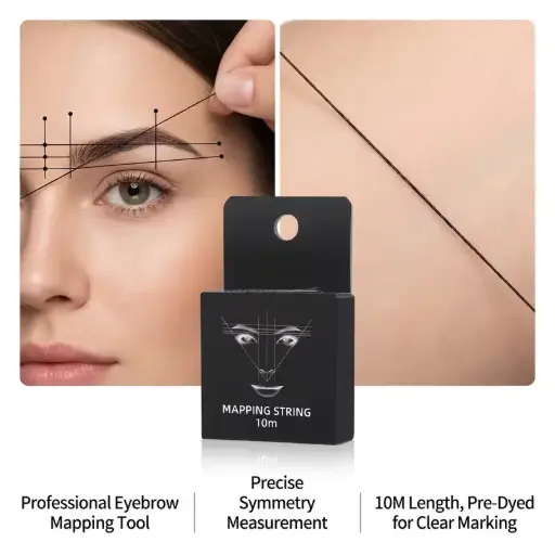 [M.18137] Augenbrauen Zeichen mit Tintenmarker Schwarz 10m