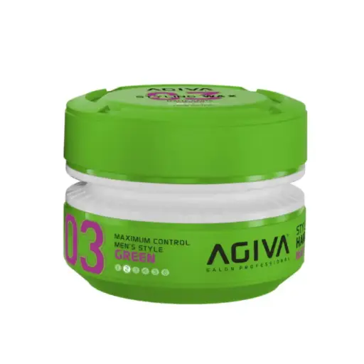 [M.18186] Agiva Styling Haarwachs Matte Paste - Grün 175ml