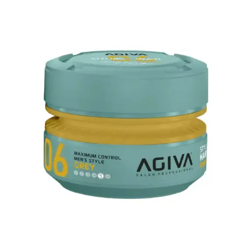 [M.18189] Agiva Styling Haarwachs Pomade - Grau 175ml