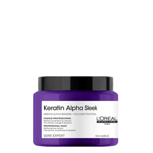 [M.18264] L'Oréal Professionnel Serie Expert Keratin Alpha Sleek Maske 500ml