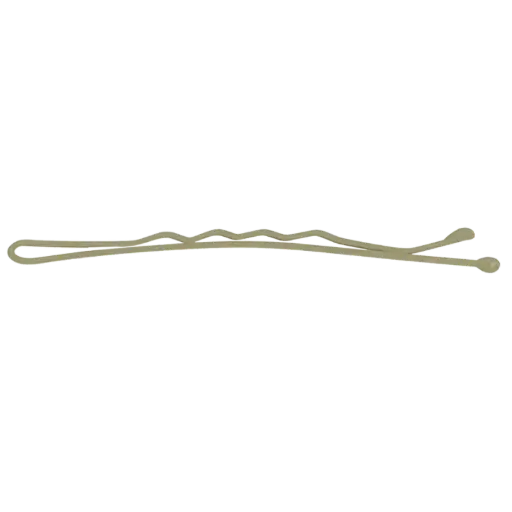 [M.18331] SIBEL Best Grips Metal Wavy Matt Gold 50mm 12pcs
