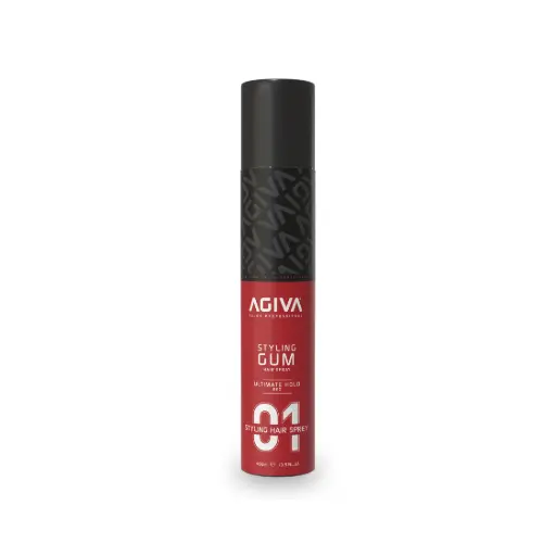 [M.18344] Agiva Styling GUM Haarspray Rot 400ml