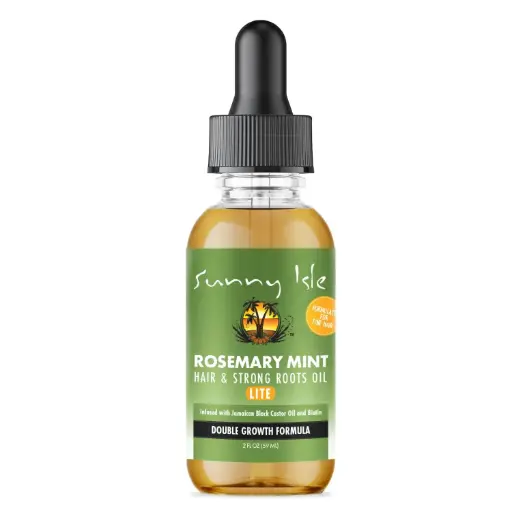 [M.18358] Sunny Isle Rosemary Mint Hair and Strong Roots LITE Oil 2oz