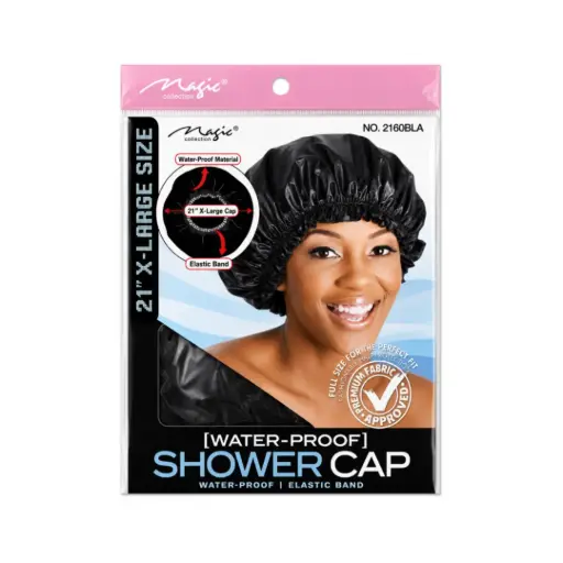 [M.18414] Magic Shower Cap Black XL