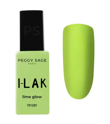[M.18462] PEGGY SAGE Semi-permanenter Nagellack - lime glow 11ml