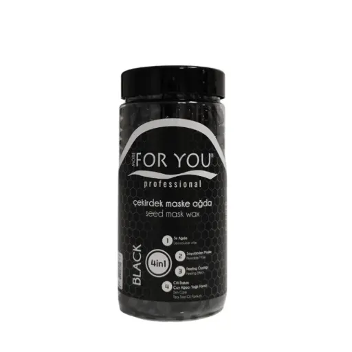 [M.18516] More For You Seed Mask Wax PET Schwarz 220g 