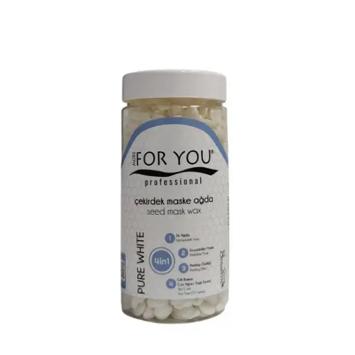 [M.18517] More For You Seed Mask Wax PET Pure White 220g 