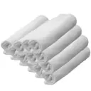 SIBEL Microfiber Handtücher Weiss 45x85cm 12Stk