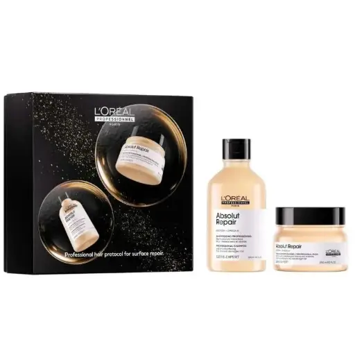 [M.18620] L'Oréal Professionnel Absolut Repair Shampoo 300ml + Maske 250ml Set