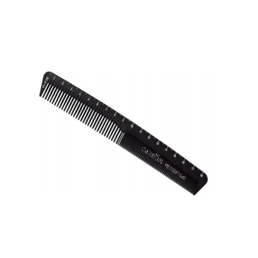 [M.18551] BarberTop Haarschneidekamm mit Messskala F-16
